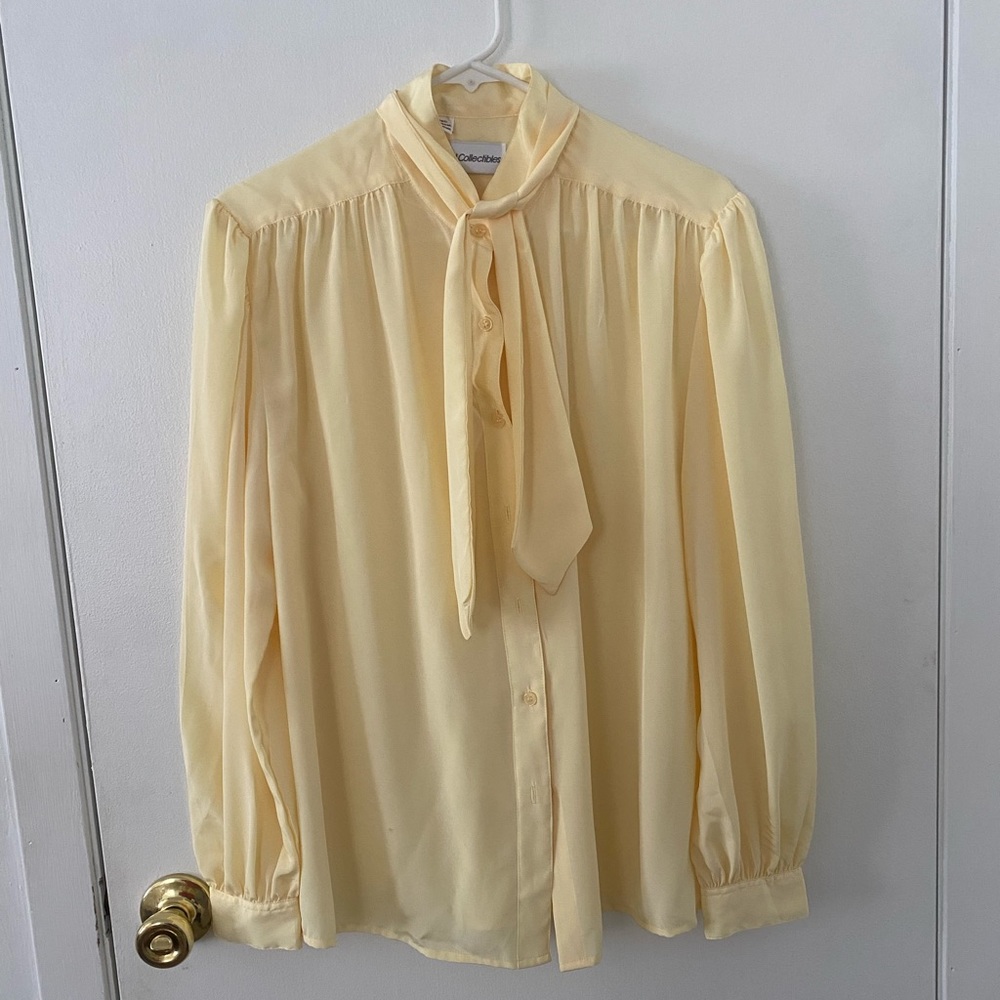 Pastel Yellow Blouse